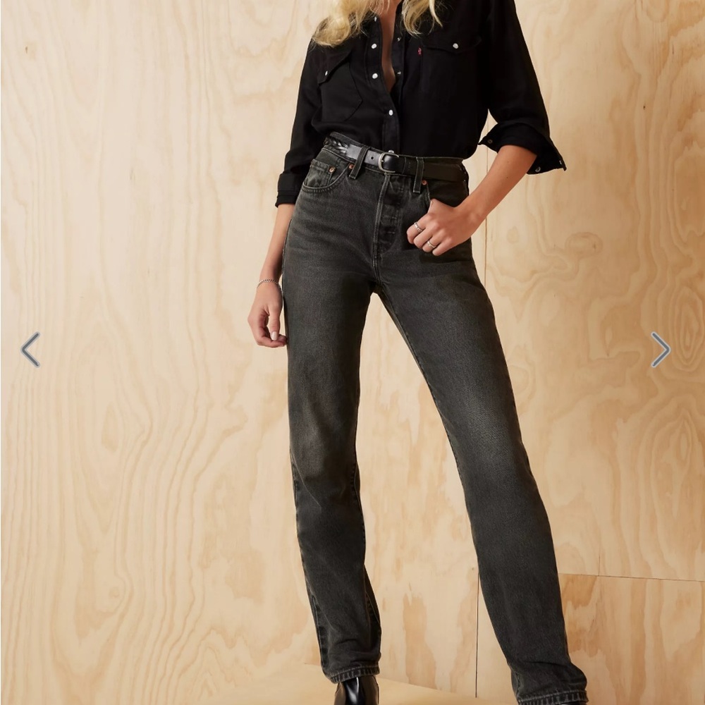 Levi's 501 Women’s Dark Straight Jeans